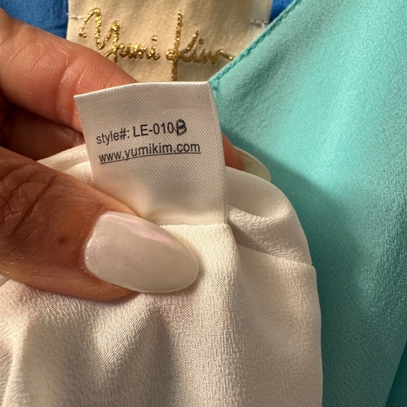 Yumi Kim Blue, Aqua, and Cream Dress - Picture 5 of 5